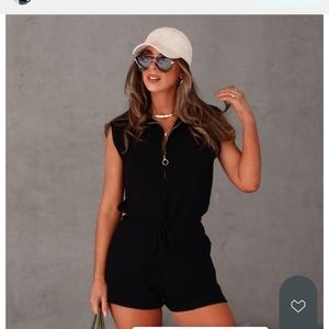 New with tags - black romper